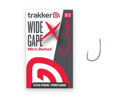 Trakker Háčky Wide Gape XS Hooks Micro Barbed 10ks (Varianta Trakker Háčky Wide Gape XS Hooks Micro Barbed 10ks - Velikost: 2, Balení: 10ks)