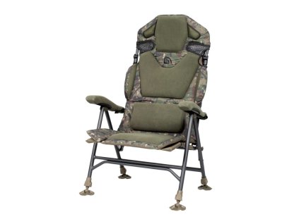 Trakker Křeslo komfortní s područkami - Levelite Camo Longback Recliner (Varianta Trakker Křeslo komfortní s područkami - Levelite Camo Longback Recliner)