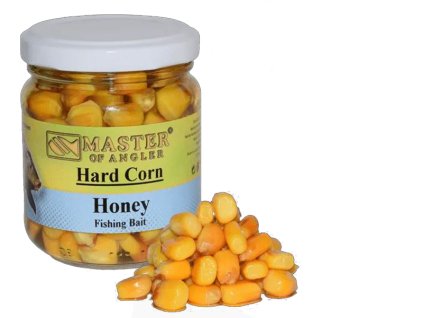 Master of Angler Kukuřice Hard Corn Bait - 212 ml (Varianta Med)