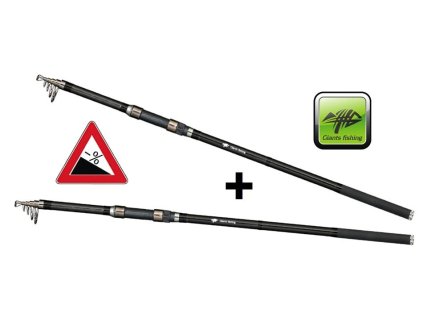 Giants fishing Prut Deluxe Tele Carp 13ft 3lb AKCE 1+1 ZDARMA!