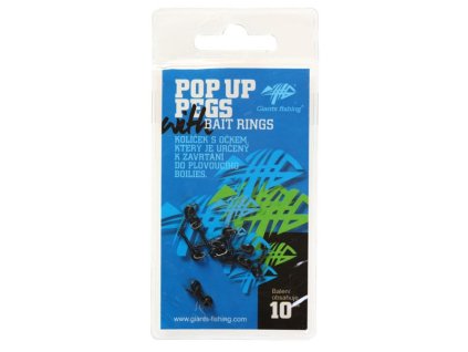 Giants fishing Kolíček s očkem Pop Up Pegs with Bait Rings (10ks)