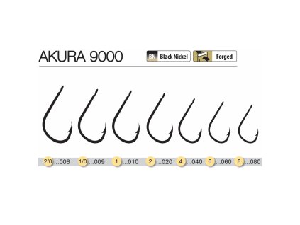 Trabucco Háčky Trabucco Akura 9000 15ks (Varianta vel.1/0)