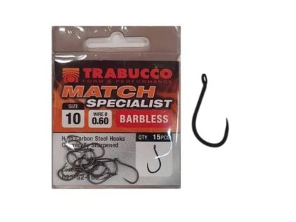 Trabucco Háčky Trabucco Match Specialist 15ks (Varianta vel.10)
