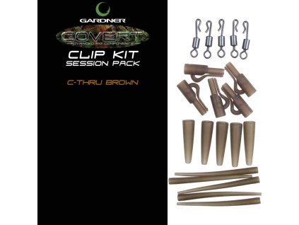 Gardner Systémek Covert Clip Kit (Varianta C-Thru Brown(Průhledná hnědá))