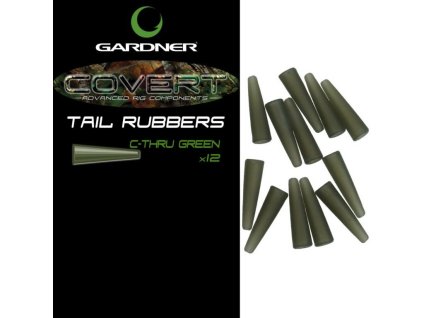 Gardner Převleky Covert Tail Rubbers (Varianta C-Thru Brown (průhledná hnědá))