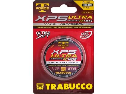 Trabucco Vlasec T-Force XPS Ultra Strong FC403 Fluorocarbon 50m (Varianta 0,074mm)