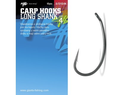 Giants fishing Háček s očkem Long Shank 10ks (Varianta vel.8)