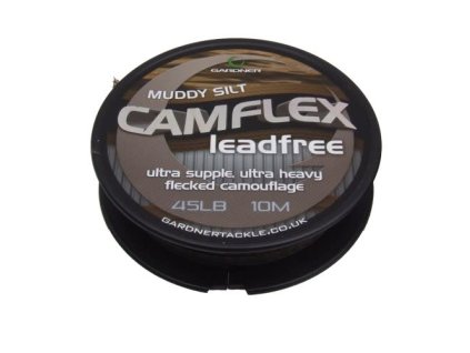 Gardner Bezolovnatá šňůrka Camflex Leadfree 10m (Varianta 65lb (29,5Kg) Weedy Green)