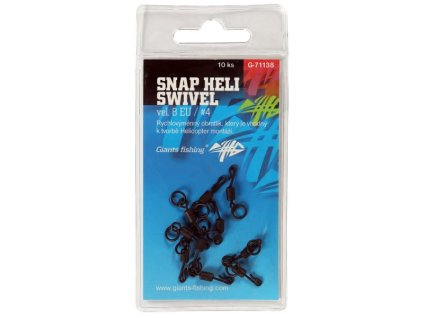 Giants fishing Obratlík Swivel Snap Heli, UK.4 (vel.8 EU)/10ks