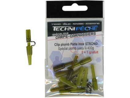 Technipeche Sada na boční olovo CLIP PLOMB PATTE INOX AMOV. STRONG 6ks