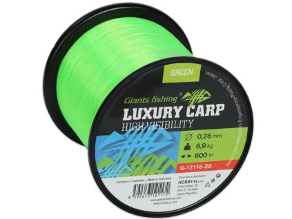 Giants fishing Vlasec Luxury Carp High-Visibility Green (Varianta 0,28mm/7,90kg/1600m)