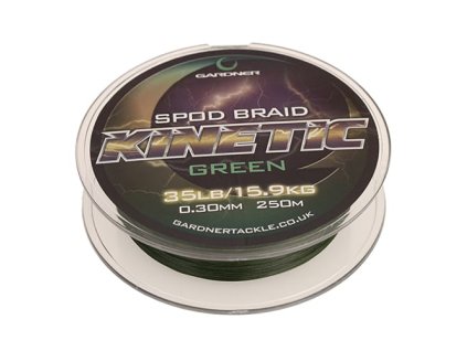 Gardner Splétaná šňůra Kinetic Spod Braid, 250m, 35lb (15.9kg) 0.30mm