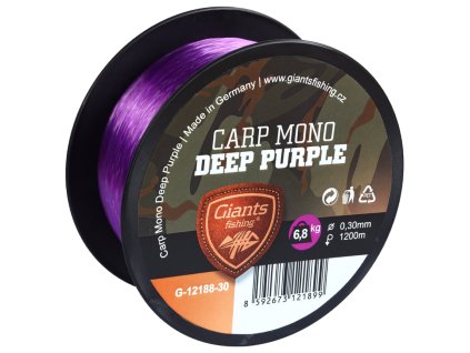 Giants fishing Vlasec Carp Mono Deep Purple (Varianta 1000m/0,40mm)
