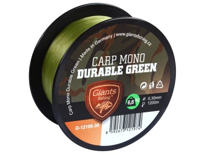 Giants fishing Vlasec Carp Mono Durable Green (Varianta 1200m/0,35mm)
