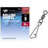 Giants fishing Pev. obratlík s karabinkou Rolling Swivel with Hooked Snap 10ks (Varianta vel.02 (39kg))