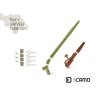 Set Delphin sCAMO PinC + Swivel + Tube / 5 setů