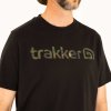 Trakker Tričko CR Logo T-shirt Black Camo (Varianta Trakker Tričko CR Logo T-shirt Black Camo - XXXL)