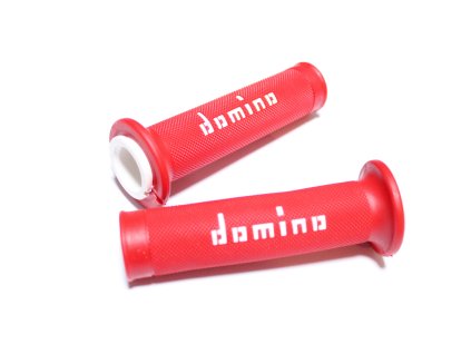 Gripy hefty DOMINO (červeno-bílé)