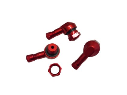 Hliníkový ventilek kola 11,3mm červený