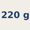 220g