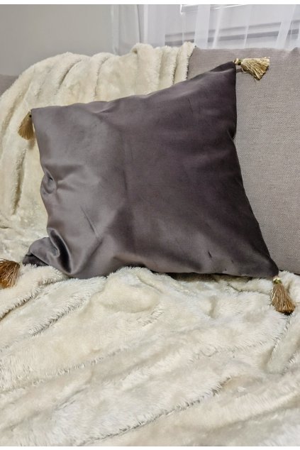 Povlak na polštář Velvet Tassel Elegance 2x