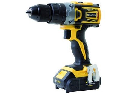 vrtačka akumulátorová s příklepem 2-13mm, 18V, 2.0Ah 51.10-AS-18-02