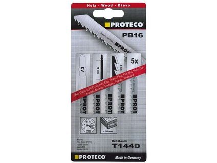 list pily přímočaré PB16-HGS14 100mm/6z sada 5ks (T 144 D) 45.05-8006