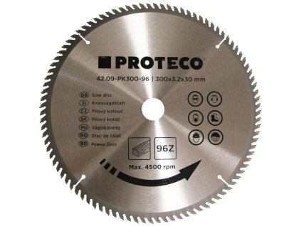 kotouč pilový SK 300x3.2x30 96z + redukce 30/20 mm 42.09-PK300-96