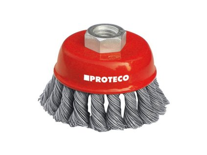 kartáč hrnkový copánkový 80mmxM14x2 Fe0.5mm konický 10.233-P080