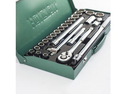 Sada hlavic 12ti-hran 1/2'' 25 dílů H4052