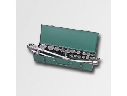 Sada hlavic 12ti-hran3/4'' 21dílů H6021M