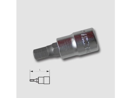 Hlavice zástrčná 1/4'' imbus 3 HEX2-3