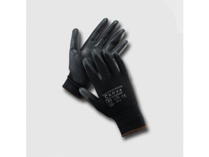 Rukavice nylonové BUNTING - POLY černé, velikost 11'' JA135410/11