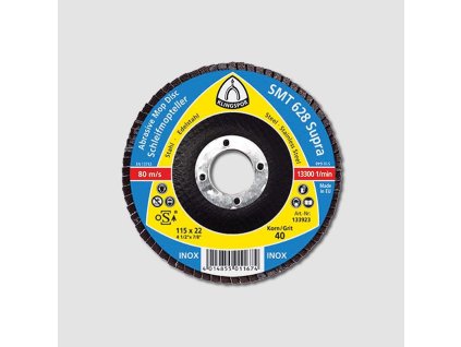 Kotouč lamelový SMT624 115mm,zr. 80 NEREZ/OCEL KL322768