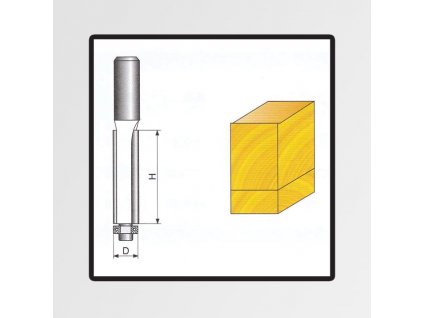 Tvarové frézy do dřeva 8x9x50mm P70402