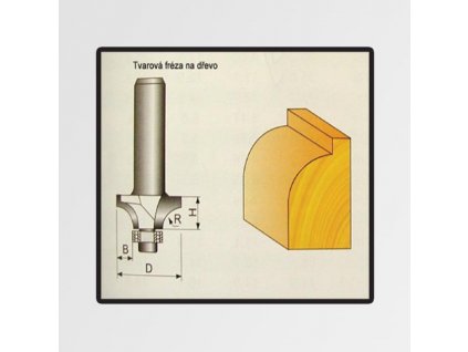 Tvarové frézy do dřeva 11,1x11,1x16mm P70707