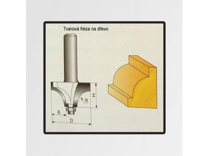 Tvarové frézy do dřeva 7,96x9,8mm P70905