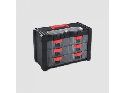 Skříňka material MULTICASE 6zásuvek 260x200x400mm P90562
