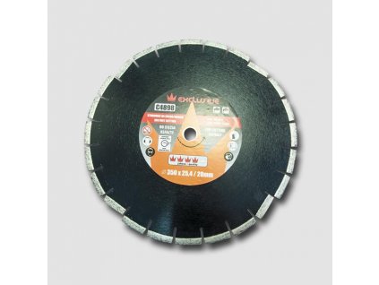 Diamantový kotouč na asfalt 350x25,4 mm, výška segmentů 10 mm PC4898