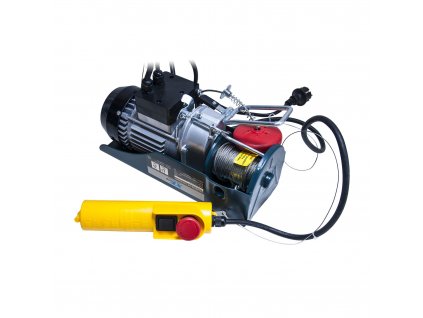 Elektrický lanový zvedák 1000W 300/600kg,lano 12/6m, př. kab 0,7m, ovl. kab 1,45 XT108600