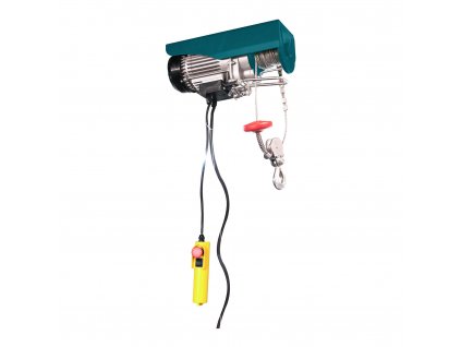 Elektrický lanový zvedák 1000W 300/600kg,lano 12/6m, př. kab 0,7m, ovl. kab 1,45 XT108600