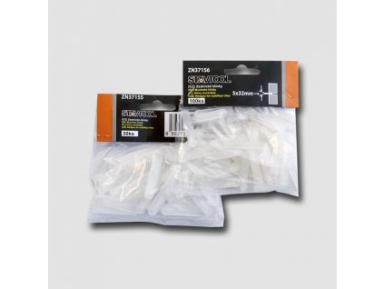 Klínky plastové 0-7 mm, 30ks