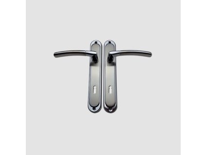 Dveřní kování Kora | K90 nikl-chrom - klíč