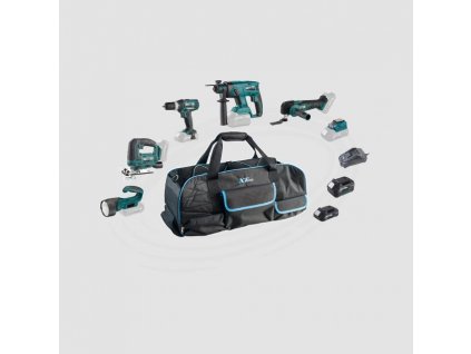 Sada aku nářadí 18V 10dilů „SET 2 “ XT102610