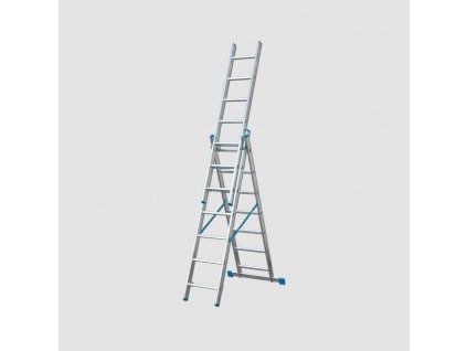 Žebřík 3x11 trojdílný hliníkový EU XT611EK