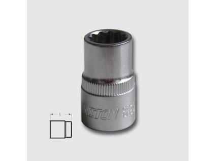 Hlavice nástrčná dvanáctihraná 1/2" 34mm