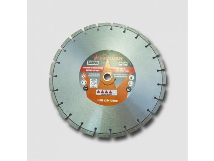 Diamantový kotouč na beton 400x25,4 mm, výška segmentu 10 mm PC4896
