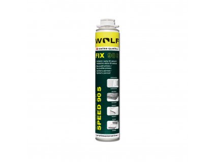 PU lepidlo rychlotuhnoucí pistolové 90S 750 ml WOLF