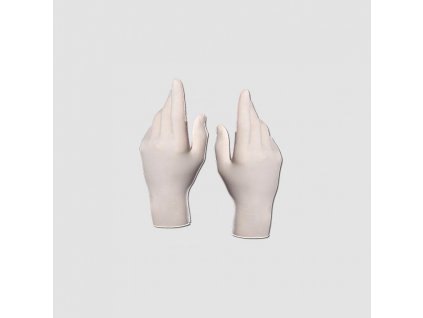 Jednorázové přírodní latexové rukavice MAPA SOLO -  S 1bal/100ks (LOON) JA13009060