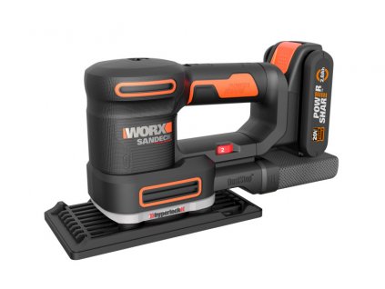 WX820 - Aku multifunkční bruska 5v1 20V, 1x2.0Ah - Powershare